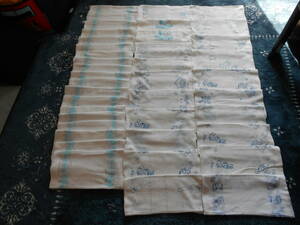 昭和レトロ布オムツ大量スヌーピー水色ドビー織り動物さらし織り布おしめ40枚セット