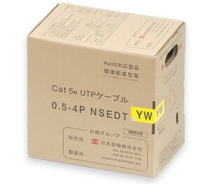 【新品】■■NSEDT YW CAT5e UTP 0.5-4P 300m LANケーブル■■