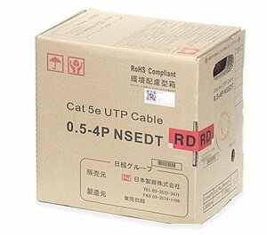 【新品】■■NSEDT RD CAT5e UTP 0.5-4P 300m LANケーブル■■