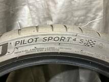 極上品 ミシュラン 265/35R19 PILOT SPORT4 S 2本セット 中古 2022年製 265/35-19 _画像8