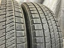 極上品 ブリヂストン 215/60R17 BLIZZAK VRX2 2本セット スタッドレス 中古 215/60-17 C-HR カローラクロス オデッセイ 2008_画像4