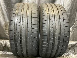 極上品 ミシュラン 255/35R20 Pilot Super Sport K2 2本セット 中古タイヤ 25//35-20 アウディ A6 ボルボ S6 V90 ポルシェ など911