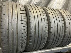 バリ溝 ミシュラン 195/50R15 Pilot Sport3 4本セット 中古タイヤ 2018年製 195/50-15 ロードスター 等に