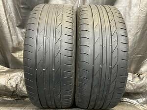 ブリヂストン 225/45R17 TURANZA T001 MOE 2本セット 中古タイヤ 225/45-17