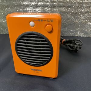 ★大阪/店舗受け取り可★TEKNOS テクノス モバイルセラミックヒーター TS-320 小型 ミニ 静音設計 動作OK 約11cm×9cm×高さ15cm 即決！★