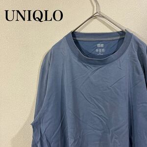 IK221 UNIQLO ユニクロ エアリズムコットンUVカットクルーネックＴ　XL 無地 トップス シャツ 