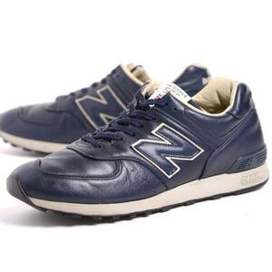 【廃盤】イングランド製 ニューバランス M576CNN US9 レザー ブルー New Balance 英国製