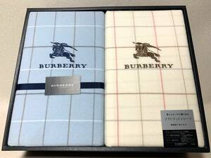 BURBERRY バーバリー ソフトコットンシーツ2枚入 140x240cm 綿100％ 西川産業 日本製 未使用