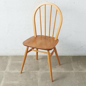 [67317]ercol スポーク 4本 フープバックチェア アーコール 椅子 ダイニングチェア 曲木椅子 エルム材 天然木 イギリス 英国 シンプル