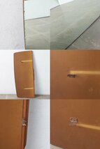 [68287]イギリス ヴィンテージ ウォールミラー チーク 北欧 スタイル モダン 壁掛け鏡 ミラー 英国 ビンテージ 木製 ミッドセンチュリー_画像7