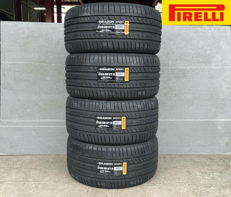 新品4本の場合 送料込￥75200 ピレリ PIRELLI DRAGON SPORT 2022年製 275/30R20 97Y XL