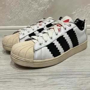 【即決】希少 2010年製 限定 adidas ULTRA STAR XL 28.5cm アディダス ウルトラスター US10.5 G40407 RUN-DMC ブラック ホワイト