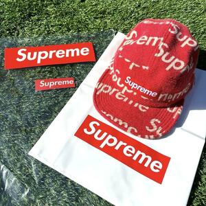 未使用 デッドストック 18AW シュプリーム ハリスツイード ボックスロゴ キャンプ キャップ Supreme Harris Tweed BOXロゴ Camp Cap 帽子