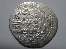 ムザッファル朝 2ディナール銀貨 シャー・シュジャー（1359 - 1384年）TypeH 中東 イスラム イラン アンティークコイン_画像4