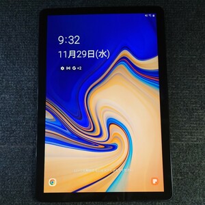 【貴重】SAMSUNG GALAXY Tab S4 Wi-Fiモデル (SM-T830) Black Android10 タブレット 10.5インチ 有機EL AKG・4スピーカー タブレットPC