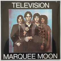 新品未開封LPレコード名盤 テレヴィジョン マーキー・ムーン Television Marquee Moon 重量盤1stアルバム アナログR.I.P.トムヴァーレイン_画像1