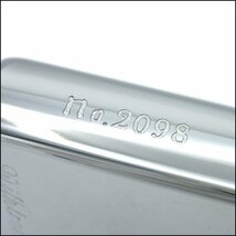 TS 未使用品 ZIPPO/ジッポー オイルライター スターリングシルバー クロス 2001年製 外箱付属_画像3