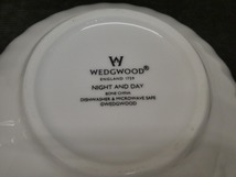 ●WEDGWOOD ウエッジウッド ナイト＆デイ ホワイトフルーテッド 15㎝ボウル 2客セット ペア シリアルボウル 丼 深鉢 白色食器●_画像10