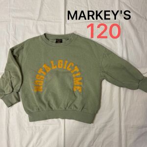 MARKEY'S　マーキーズ　トレーナー　カーキー　120