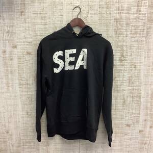 A468◇WIND AND SEA | ウィンダンシー　パーカー　美品　黒色　サイズM