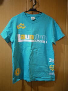 Tシャツ LAUNDRY(ランドリー) 青緑色 Mサイズ 