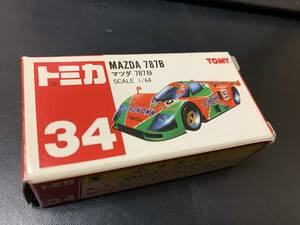 トミカ No.34 マツダ 787B 1/64　未開封品