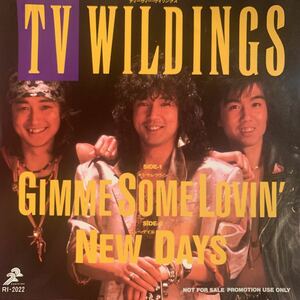 EP【良品】和モノ ロック 希少 プロモーション盤 TV WILDINGS '89年 GIMME SOME LOVIN' スペンサー・デイビス・グループ 日本語カバー