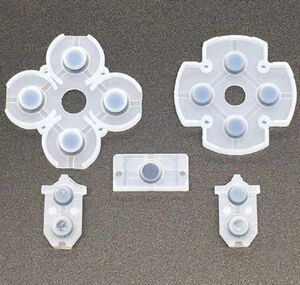 PlayStation4 PS4 コントローラー 交換用 ラバー パッド ボタン ゴム ラバーセット 導電性接着剤 パッド PS4 修理 V2 JDS-030/040 G129