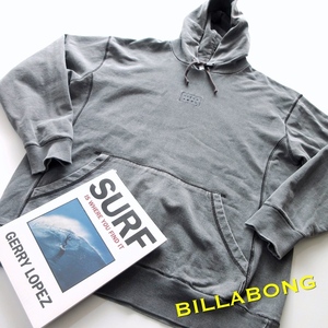 【BILLABONG ビラボン】ロンハーマン取扱ブランド◎ 顔料染め スウェットパーカー XL!! （90年代デザイン フーディー）