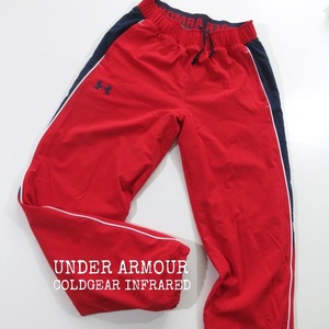 【UA UNDER ARMOUR アンダーアーマー】コールドギア インフラレッド 防寒 トラックパンツ M!! （ゴルフ ウオーキング トレーニングに）