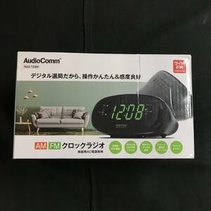 su697 送料無料！動作品 オーム電機 AudioComm AM/FMクロックラジオ RAD-T230N 03-5600