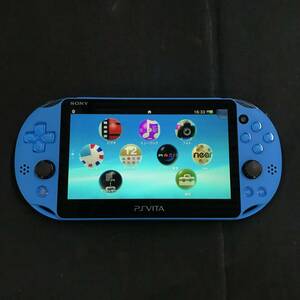 gw008 送料無料！動作品 SONY PSVITA　PCH2000 本体のみ ブルー 16GBメモリー付き