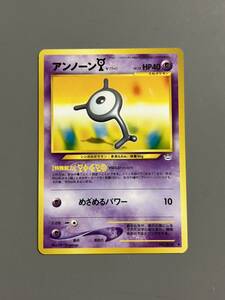 ポケモンカードneo 旧裏面　アンノーンＹシンボルポケモン　めざめる