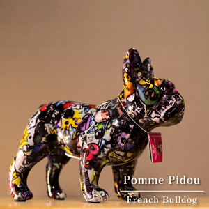 Art hand Auction Alcancía pomme pidou bulldog francés [Tipo A], trabajos hechos a mano, interior, bienes varios, ornamento, objeto