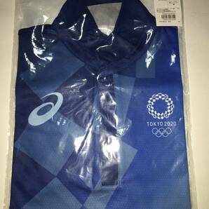 即決 送料無料 新品未使用 東京オリンピック2020 ポロシャツ Mサイズ ボランティア ユニフォーム アシックス パラリンピック TOKYO2020