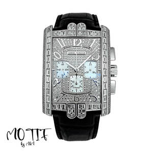 【純正ダイヤモンド】HARRY WINSTON アヴェニュー Ｃ クロノグラフ 330/MCAWL.D01/BD