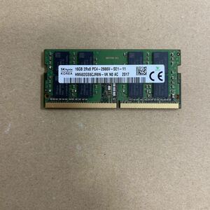 E72 SKhynix ノートPCメモリー　16GB 2R×8 PC4-2666V