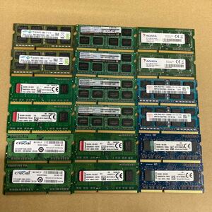F91 SAMSUNG /Kingston/Crucial/Kingston ノートPCメモリ　4GB 2Rx8 PC3-12800S 18枚
