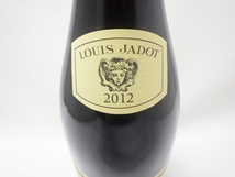 B23-2854 ルイジャド オークセイ デュレス 2012 750ml 13% LOUIS JADOT AUXEY-DURESSES ROUGE フランス ブルゴーニュ ワイン 未開栓_画像5