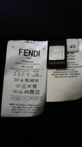 FENDI フォックスファー ポケット ケープコート ブラック 黒_画像9