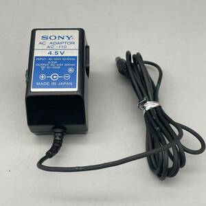 SONY ソニー AC-110 4.5V 300mA 純正 ACアダプター ADAPTOR スカイセンサー ICF-5900 ラジオ 等 DC 変圧器 100V 50/60Hz JAPAN 日本製