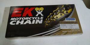 江沼EKチェーン新品 EK520MRD-L6 120L/520-120L　クリップ　ゴールド　CRF250　YZF250　KX250F　RM-Z250等