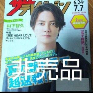 山下智久　 ザテレビジョン　まとめ割あり