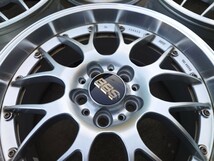 極上 鍛造 BBS RS-GT DS-SLD ダイヤモンドシルバー 18インチ 8J+39 RS950H PCD114.3 5穴 4本_画像6