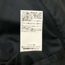 YUKI TORII HOMME ユキトリイ オム 秋冬 中綿★ 比翼 ジップアップ コート Sz.LL　メンズ ネイビー 大きいサイズ　C3T10600_B#N_画像9