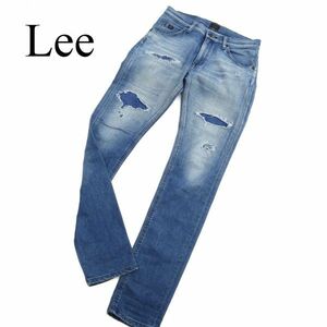 Lee リー × ナノユニバース 別注★ LB0060 加工 ストレッチ スキニー デニム パンツ ジーンズ Sz.S　メンズ 日本製　C3B04500_B#R