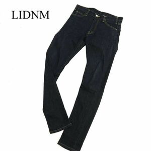 LIDNM リドム 通年 ストレッチ★インディゴ スキニー デニム パンツ ジーンズ Sz.29　メンズ　C3B04503_B#R