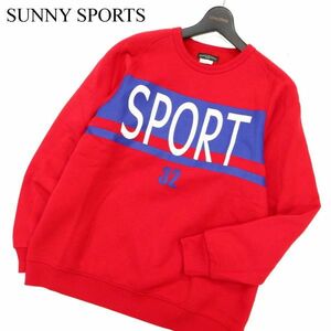 coen × SUNNY SPORTS コーエン × サニースポーツ 秋冬 SPORT 32 プリント★ スウェット 裏起毛 トレーナー Sz.M　メンズ　C3T11047_B#H