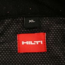 HILTI ヒルティ 秋冬 2WAY!! 袖着脱可能★ ロゴ刺繍 フリース 切替 ジャケット ブルゾン Sz.XL　メンズ 大きいサイズ　C3T11605_C#N_画像6