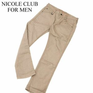 NICOLE CLUB FOR MEN ニコルクラブ フォーメン 通年 ビット★ シューカット デニム パンツ ジーンズ Sz.44　メンズ　C3B04697_C#R